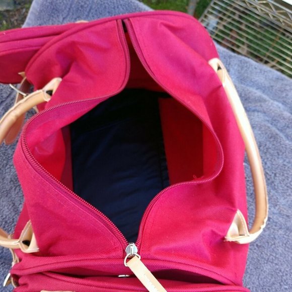 3 PC Set Overnight Trio Canvas Folding Duffle Bag Luggage (1) Medium 2 Smaller - Picture 2 of 8